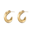 Edelstahl `Wuv` Ohrring Gold