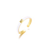 Ring `Rosel` Gold Weiß