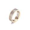 Ring `Unico` Rose Silber Gold