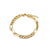 Edelstahl `Naugthy` Armband Gold