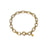 Edelstahl `Cadena` Armband Gold