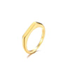 Edelstahl `Lihi` Ring Gold