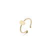 Edelstahl `Uono` Ring Gold